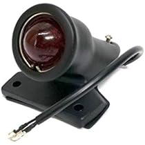 ミニ クロッカーテールライト ブラック 12V LED仕様 ガラスレンズ 復刻 ミニ クロッカーテールライト ブラック 12V LED仕様 ガラス
